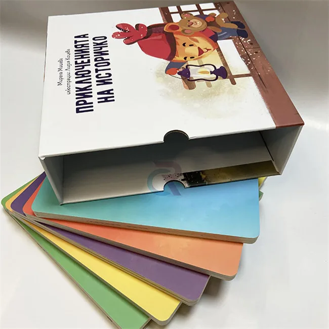 Box-Set zum Drucken von Pappbüchern mit Schuber